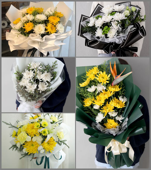 福建漳州平和县霞寨镇墩里村白事花束代送